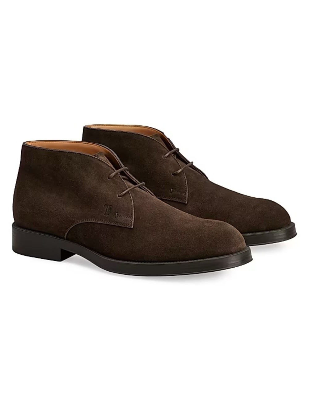 Tod's Chukka Desert Boots Brown Suede Size 8.5 Men’s Pre-Owned